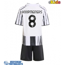 Juventus Teun Koopmeiners #8 Replica Home Minikit 2025-26 Short Sleeve (+ pants)